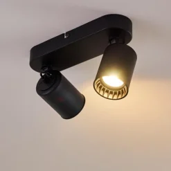 Plafonnier Kullaberg Noir, 2 lumières