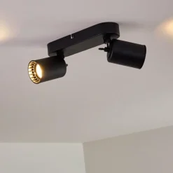 Plafonnier Kullaberg Noir, 2 lumières