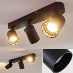 Plafonnier Kullaberg Noir, 3 lumières