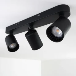 Plafonnier Kullaberg Noir, 3 lumières