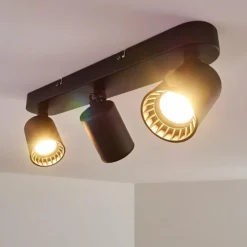 Plafonnier Kullaberg Noir, 3 lumières