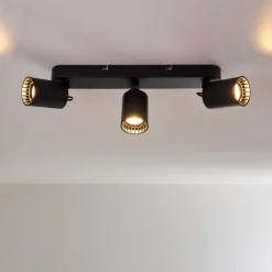 Plafonnier Kullaberg Noir, 3 lumières