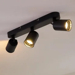 Plafonnier Kullaberg Noir, 3 lumières