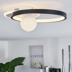 Plafonnier Lahela LED Blanc, 1 lumière