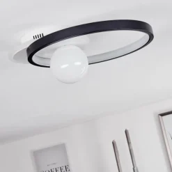 Plafonnier Lahela LED Blanc, 1 lumière