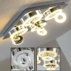Plafonnier Lakeshore LED Chrome, 8 lumières