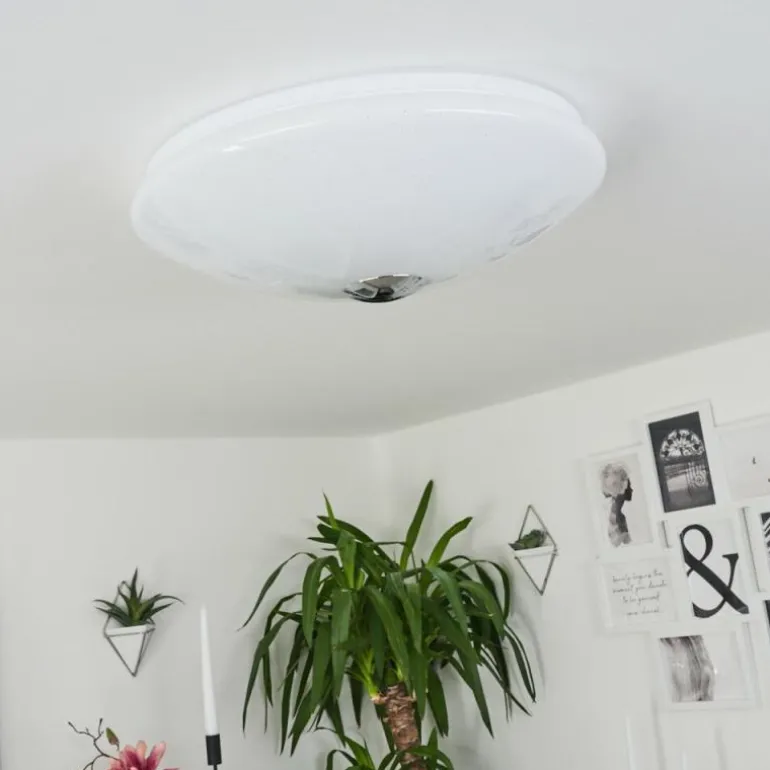 Plafonnier Langlois Blanc, 1 lumière