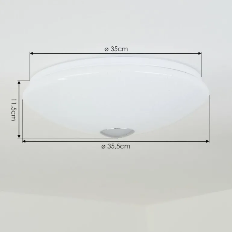 Plafonnier Langlois Blanc, 1 lumière