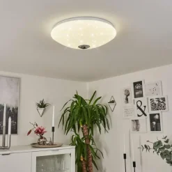 Plafonnier Langlois Blanc, 1 lumière