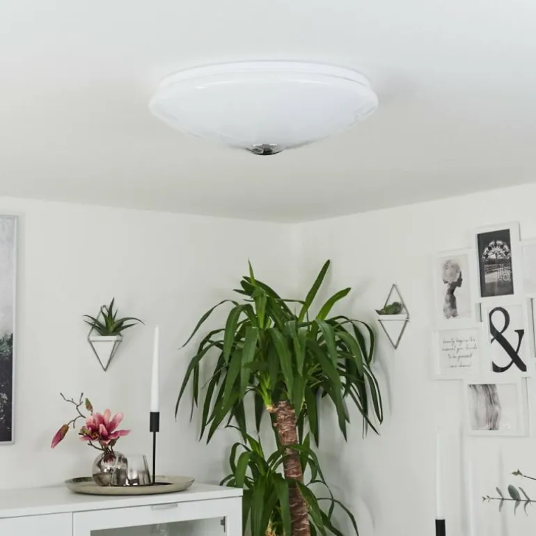 Plafonnier Langlois Blanc, 1 lumière