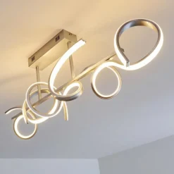 Plafonnier Lavaca LED Argenté, 1 lumière
