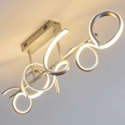 Plafonnier Lavaca LED Argenté, 1 lumière