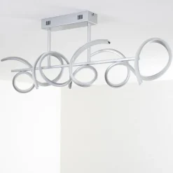 Plafonnier Lavaca LED Argenté, 1 lumière