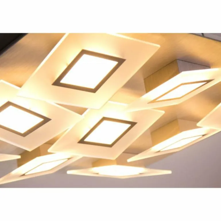 Plafonnier LED Bopp FRAME Aluminium, 9 lumières