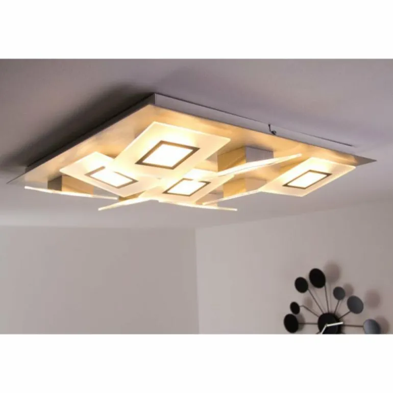 Plafonnier LED Bopp FRAME Aluminium, 9 lumières