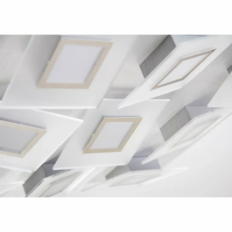 Plafonnier LED Bopp FRAME Aluminium, 9 lumières