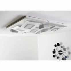 Plafonnier LED Bopp FRAME Aluminium, 9 lumières