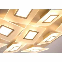 Plafonnier LED Bopp FRAME Aluminium, 9 lumières