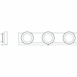 Plafonnier LEDVANCE Bathroom Argenté, 1 lumière