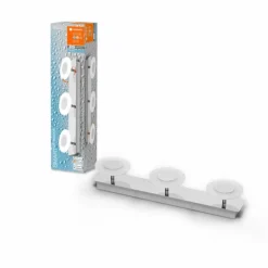 Plafonnier LEDVANCE Bathroom Argenté, 1 lumière