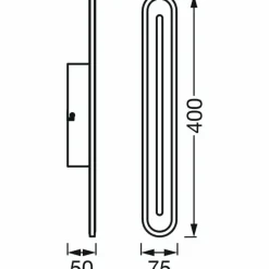 Plafonnier LEDVANCE Bathroom Noir, 1 lumière
