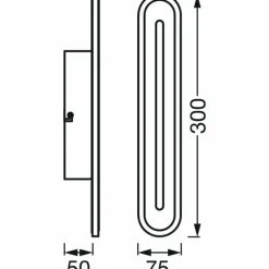 Plafonnier LEDVANCE Bathroom Noir, 1 lumière
