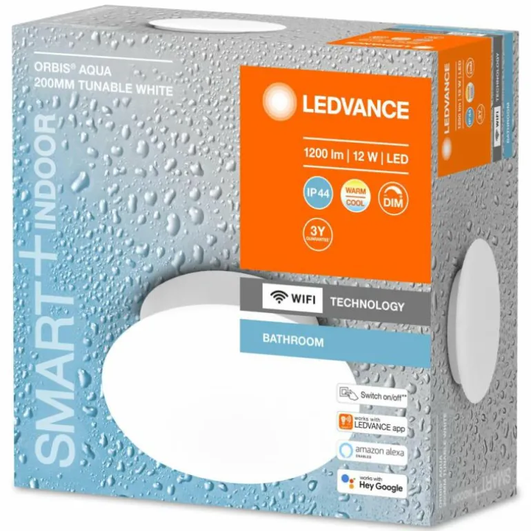 Plafonnier LEDVANCE Bathroom Blanc, 1 lumière