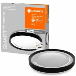 Plafonnier LEDVANCE Decorative Noir, 1 lumière