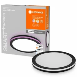 Plafonnier LEDVANCE Decorative Noir, 1 lumière