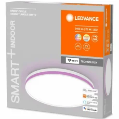 Plafonnier LEDVANCE Decorative Blanc, 1 lumière