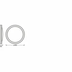 Plafonnier LEDVANCE Decorative Blanc, 1 lumière