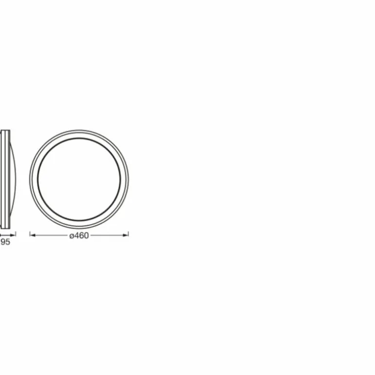 Plafonnier LEDVANCE Decorative Blanc, 1 lumière