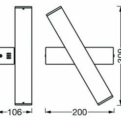 Plafonnier LEDVANCE Decorative Noir, 1 lumière