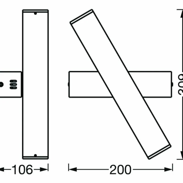 Plafonnier LEDVANCE Decorative Noir, 1 lumière