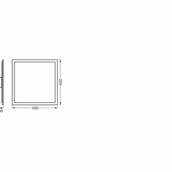 Plafonnier LEDVANCE PLANON Noir, 1 lumière, Changeur de couleurs