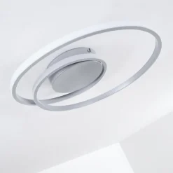 Plafonnier Leksund LED Argenté, 1 lumière