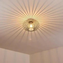 Plafonnier Lepa Gris, 1 lumière