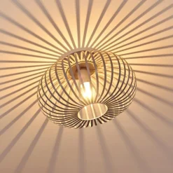 Plafonnier Lepa Gris, 1 lumière