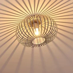 Plafonnier Lepa Gris, 1 lumière