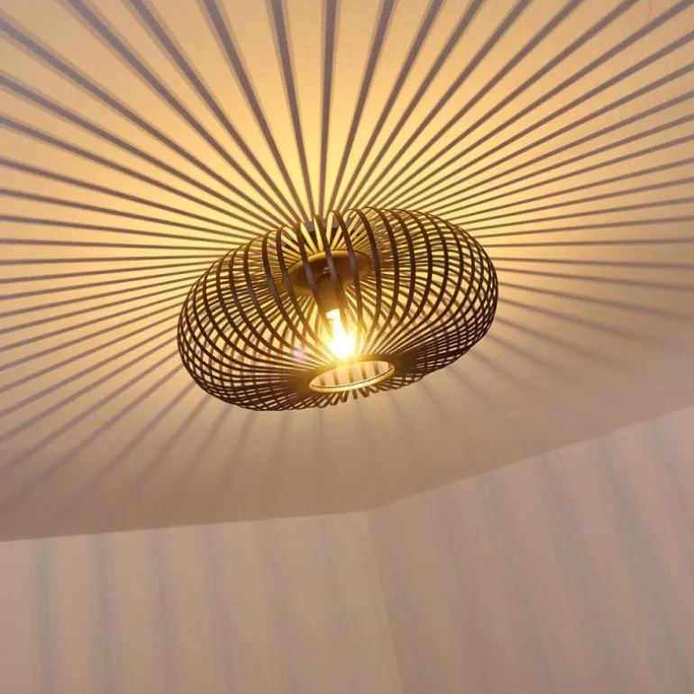 Plafonnier Lepa Noir, 1 lumière