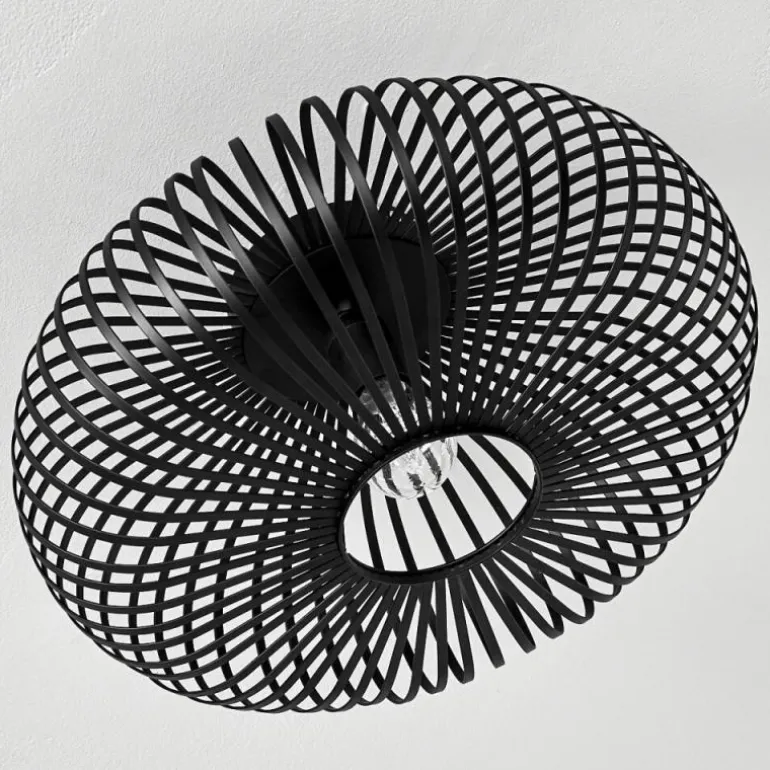 Plafonnier Lepa Noir, 1 lumière