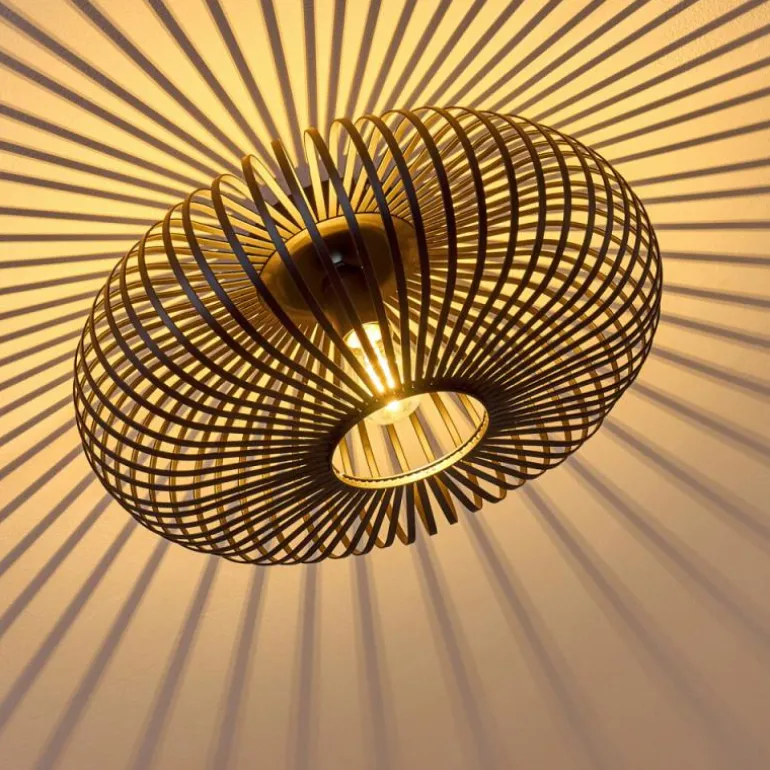 Plafonnier Lepa Noir, 1 lumière