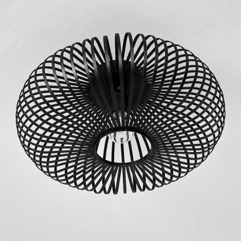 Plafonnier Lepa Noir, 1 lumière