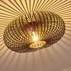 Plafonnier Lepa Noir, 1 lumière