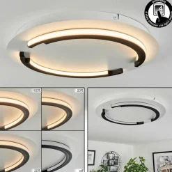 Plafonnier Leroux LED Blanc, 1 lumière