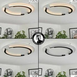 Plafonnier Leroux LED Blanc, 1 lumière