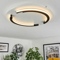 Plafonnier Leroux LED Blanc, 1 lumière