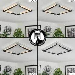 Plafonnier Leroux LED Blanc, 1 lumière