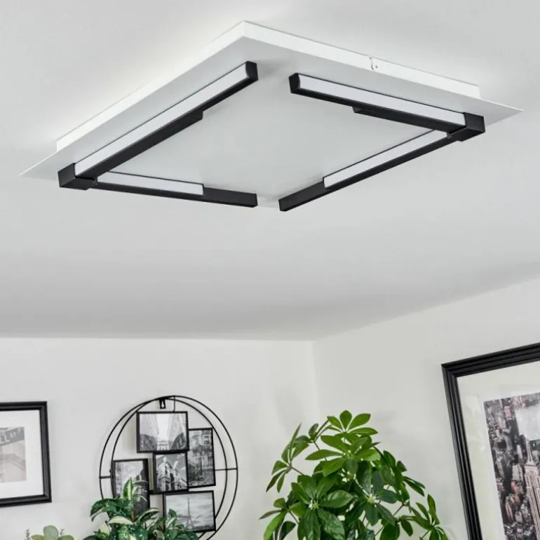 Plafonnier Leroux LED Blanc, 1 lumière