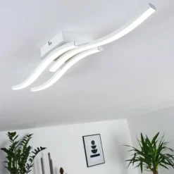 Plafonnier Letala LED Blanc, 3 lumières